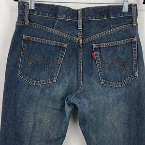 Edwin Japanese Selvedge Denim 100%‎ Cotton Distressed size 32 EUC